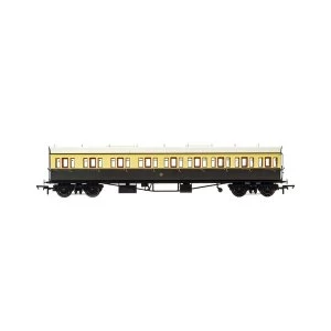 Image of Hornby GWR Collett 57' Bow Ended E131 Nine Compartment Composite (Left Hand) 6360 Era 3 Model Train