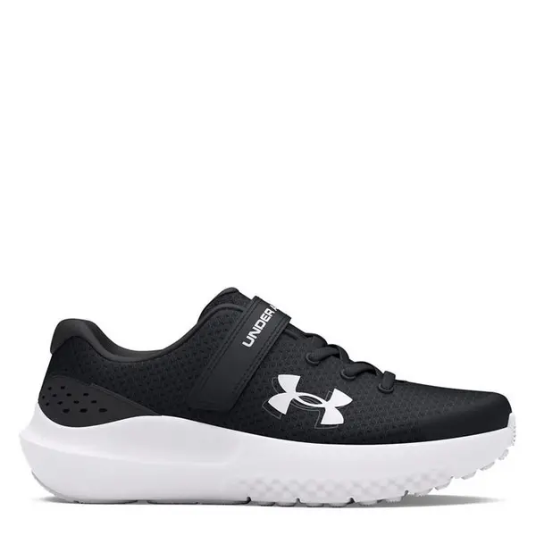 Image of Under Armour Surge 4 AC Running Shoes Unisex Childrens Runners C10 (27.5) Black 02272103100