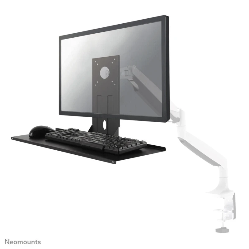 Image of Neomounts KEYB-V200BLACK Keyboard/mouse shelf VESA installation - w 65