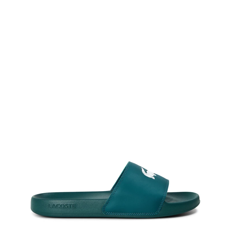 Image of Lacoste Mens Serve Pool Slides Green 1R7 male 8 (42)