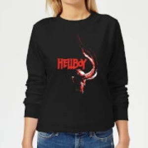 Image of Hellboy Profile Womens Sweatshirt - Black - 5XL