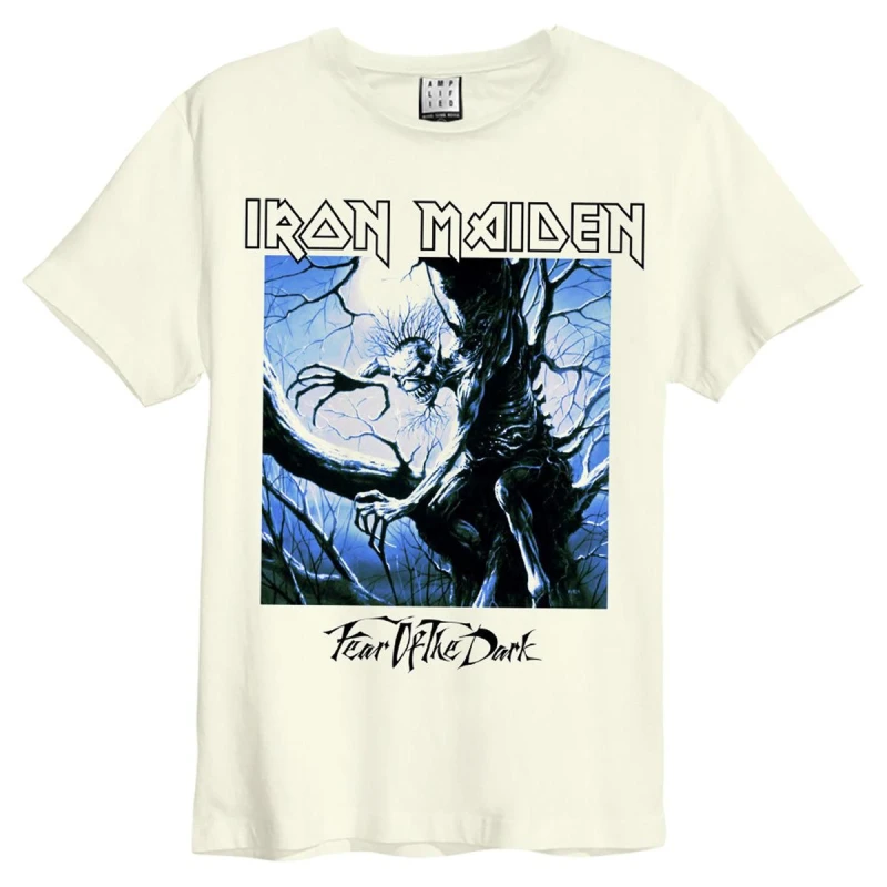 Image of Amplified Amplified Men Iron Maiden T-Shirt in White Size: X-Small White XS Male 5063377078480