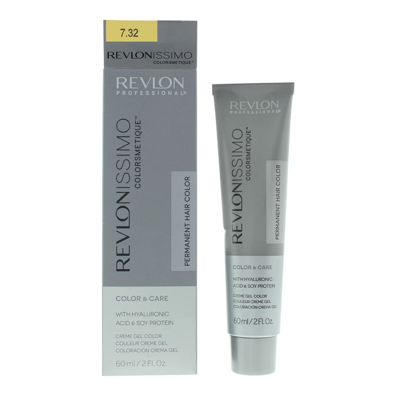 Image of Revlon Revlonissimo Colorsmetique 7.32 Meduim Golden Pearl Blonde Hair Colour 60