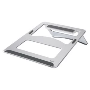 Image of Hama Aluminium adjustable Notebook Stand Display size of max. 39cm (15.4") Silver