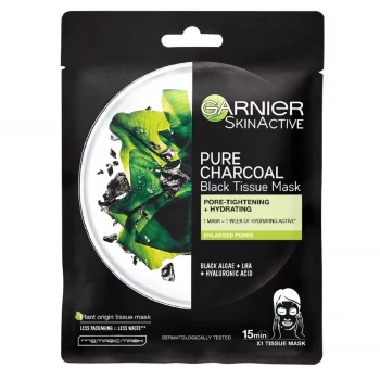 Image of Garnier SkinActive Charcoal and Algae Hydrating Sheet Mask
