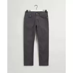 Image of Gant Regular Fit Desert Jeans - Grey