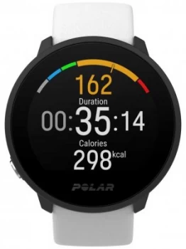 Image of Polar Unite White Rubber Strap Black Case 90081803 Watch