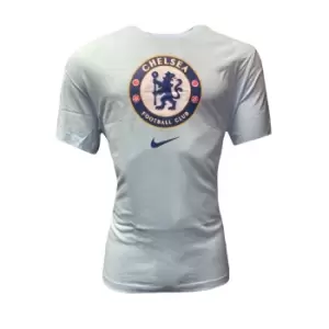 Image of 2020-2021 Chelsea Evergreen Crest Tee (Sky Blue)