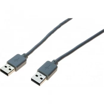 Image of 3m USB 2.0 A M To M Grey Cable
