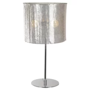 Image of Cosmo 3 Light Cylindrical Table Lamp Chrome