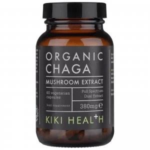 Image of KIKI Health Organic Chaga Extract Mushroom (60 Vegicaps)