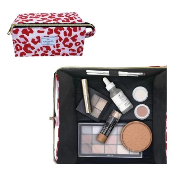 Image of The Flat Lay Co. Box Bag - Pink Leopard