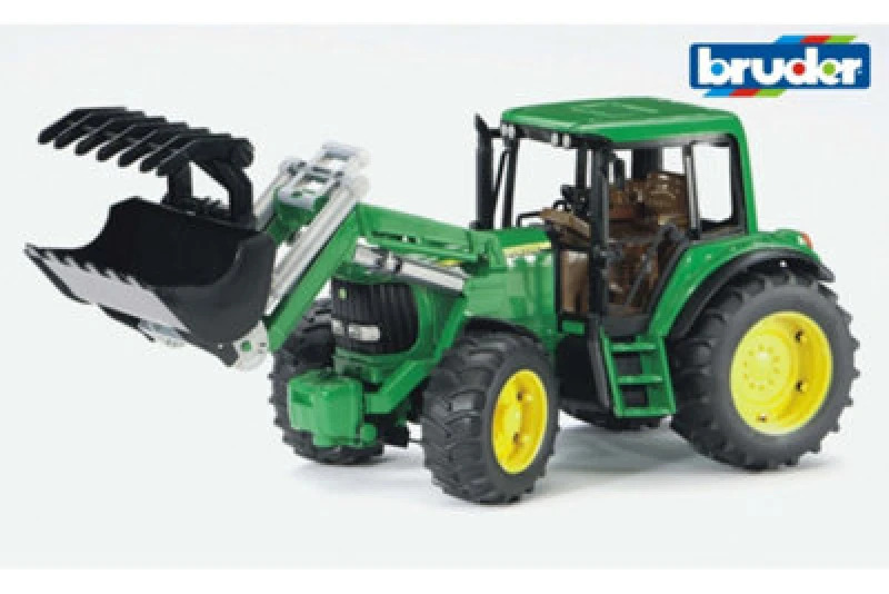 Image of Bruder John Deere 6920 With Frontloader Construction Loader Model