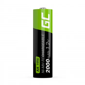 Image of GR06 - Rechargeable battery - AA - Nickel-Metal Hydride (NiMH) - 1.2 V - 2 pc(s) - 2000 mAh