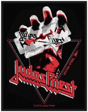 Image of Judas Priest British Steel Vintage Patch multicolour