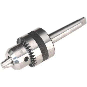 Image of SM27TSC Tailstock Chuck 13mm & Arbor MT3 - Sealey