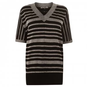 Image of Biba Stripe Jumper - Black