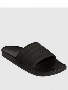 Image of Adidas Adilette Comfort Slides - Black