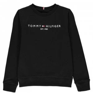 Image of Tommy Hilfiger Essential Crew Sweatshirt - Black BDS