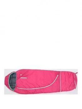 Image of Mummy Shaped Pink Sleeping Bag