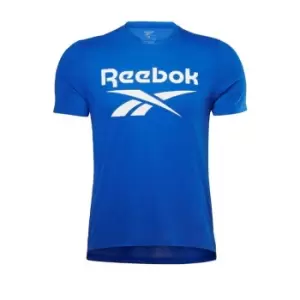 Image of Reebok Workout Ready Graphic T-Shirt Mens - Vector Blue
