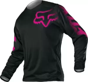 Image of FOX Blackout Motocross Girls Jersey, Size XL, black, Size XL