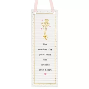 Image of Thoughtful Words Mother's Day Rectangle Plaque Mum/Hand