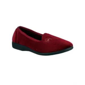 Image of Mirak Simone Ladies Slipper / Womens Slippers (8 UK) (Burgundy)