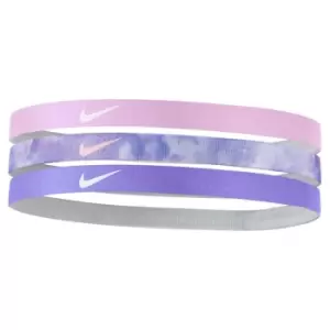 Image of Nike 3 Pack of Headbands - Purple