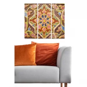 Image of MDF1552614 Multicolor Decorative MDF Painting (3 Pieces)