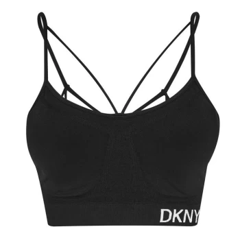Image of DKNY Sport Sport Strap Bra - Black