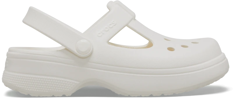 Image of Crocs Kids Classic Mary Jane Clogs Chalk J1
