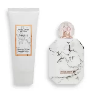 Image of Makeup Revolution Timeless Eau de Toilette & Body Lotion Gift Set