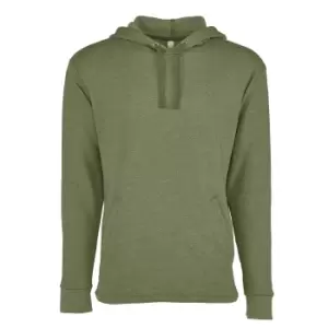 Image of Next Level Adults Unisex PCH Pullover Hoodie (M) (Heather Military Green)