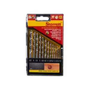 Image of Starrett KBK13 HSS Split Point Drill Bit Set, 13 Piece STRKBK13