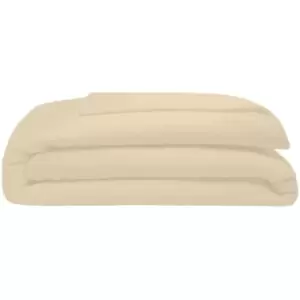 Image of Belledorm 200 Thread Count Egyptian Blend Duvet Cover (Superking) (Papyrus) - Papyrus