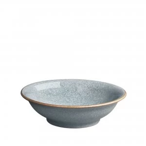 Image of Denby Elements Light Grey Small Shallow Bowl
