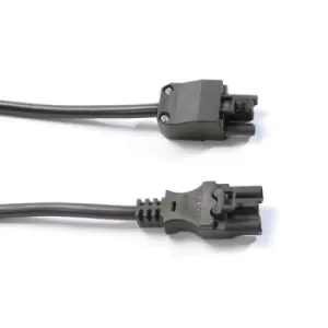 Image of Connector lead male 3 pole connector to female 3 pole connector 3M - black