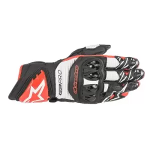 Image of Alpinestars GP Pro R3 Black White Bright Red 3XL