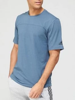 Image of Adidas City Base T-Shirt - Blue