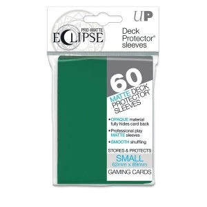 Image of Ultra Pro PRO Matte Eclipse Forest Green Small 60 Sleeves 12 Packs
