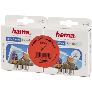 Image of Hama Photo Corner Dispenser 2x500 corners double pack