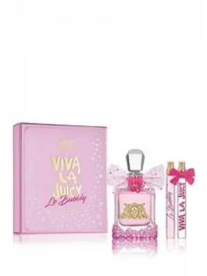 Image of Juicy Couture Viva La Juicy Le Bubbly Eau de Parfum Gift Set For Her 3 Pieces