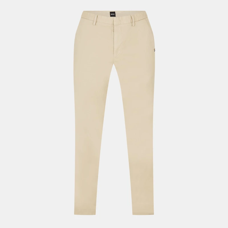 Image of Boss Mens Kaito3 Straight Leg Trousers Light Beige male 28W R