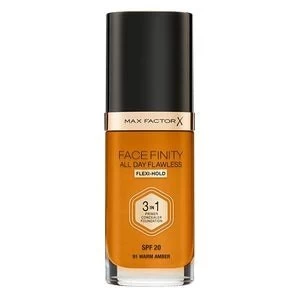 Image of Max Factor Facefinity 3in1 Flawless Foundation 91 W Amber, Warm Amber