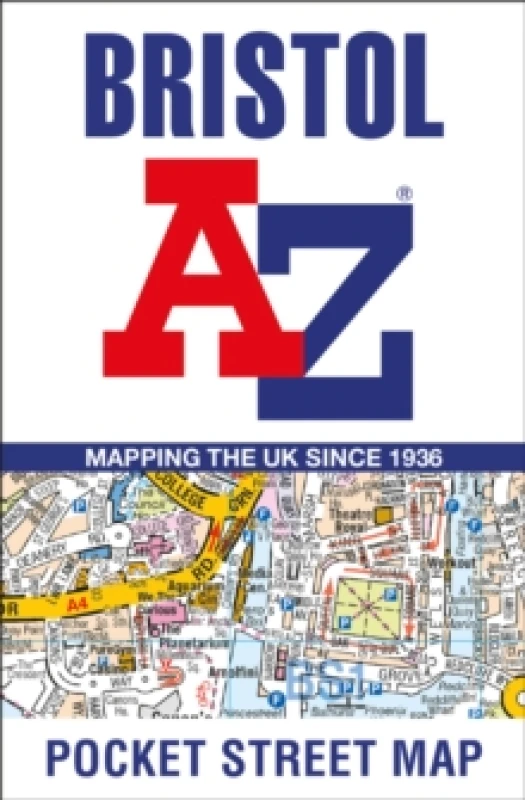 Image of Bristol A-Z Pocket Street Map. By AZ Maps Books