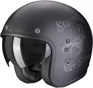 Image of Scorpion Belfast Evo Pique Jet Helmet, black, Size S, black, Size S