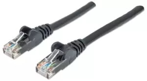 Image of Intellinet Network Patch Cable, Cat6, 3m, Black, CCA, U/UTP, PVC,...
