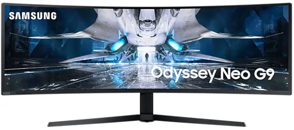 Image of Samsung Odyssey Neo G9 49" LS49AG950NPXXU Dual Quad HD Curved LED Monitor