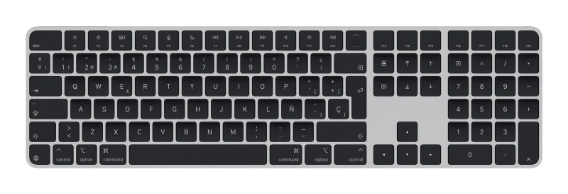 Image of Apple Apple Magic keyboard Universal USB + Bluetooth QWERTY Spanish Black MXK83Y/A